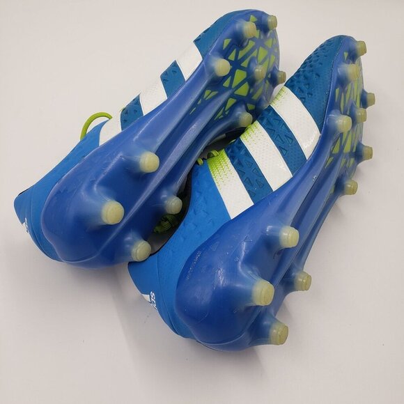 RARE adidas Mens RARE Ace 16.1 FG/AG Soccer Cleats AF5085 Blue Green Size 13 - Picture 4 of 11